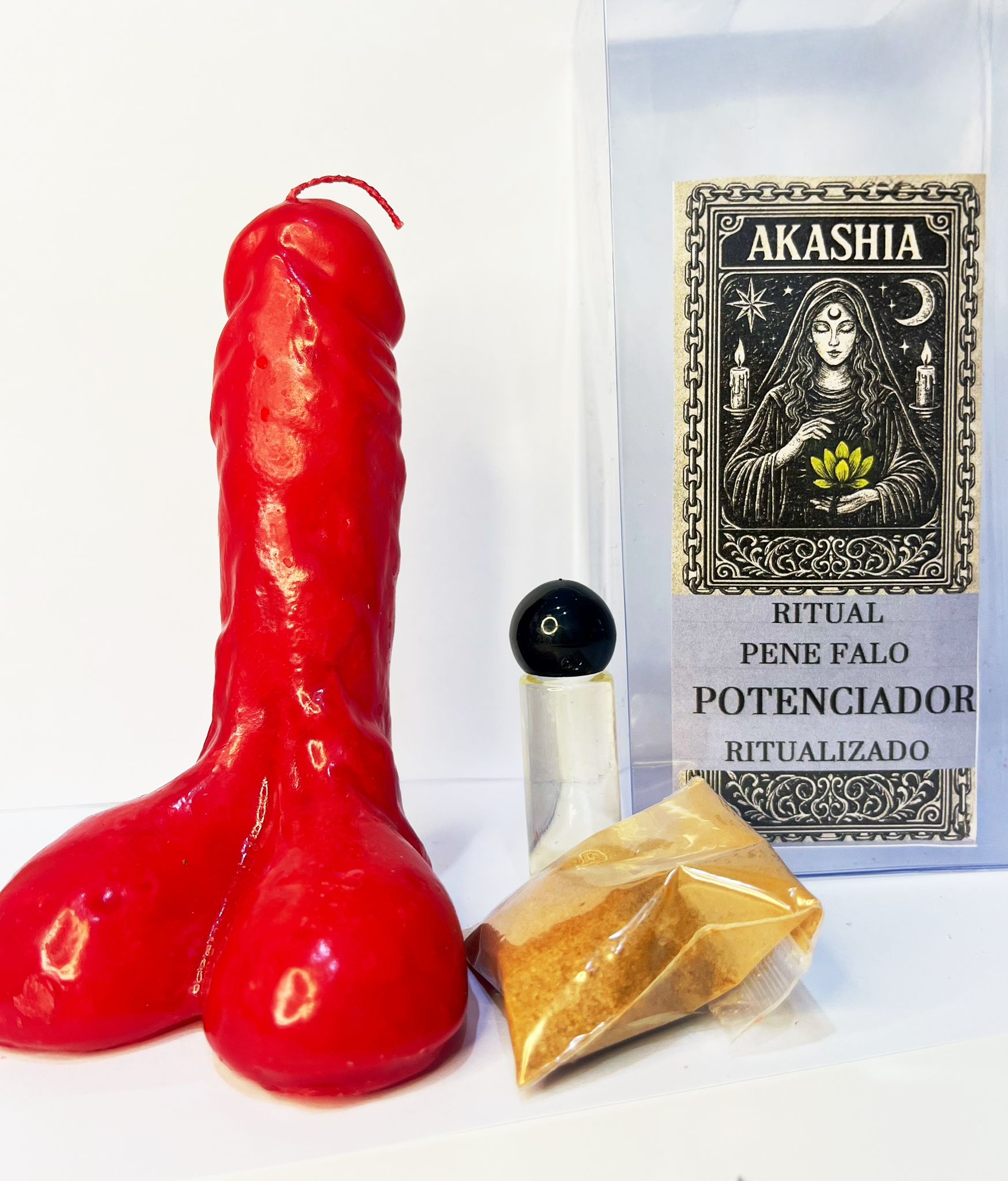 VELÓN RITUAL PENE FALO POTENCIADOR RITUALIZADO