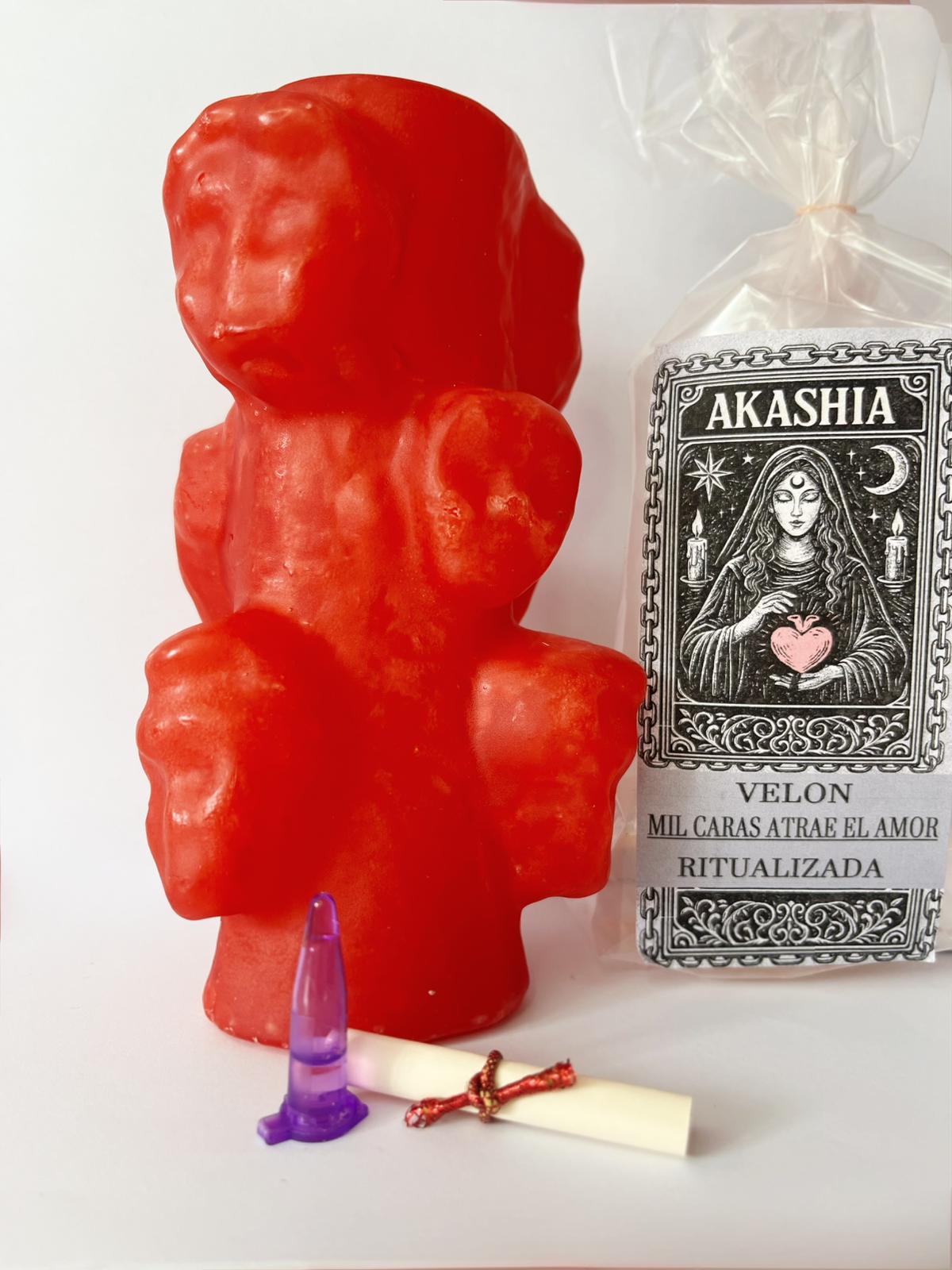 VELÓN RITUALIZADA MIL CARAS